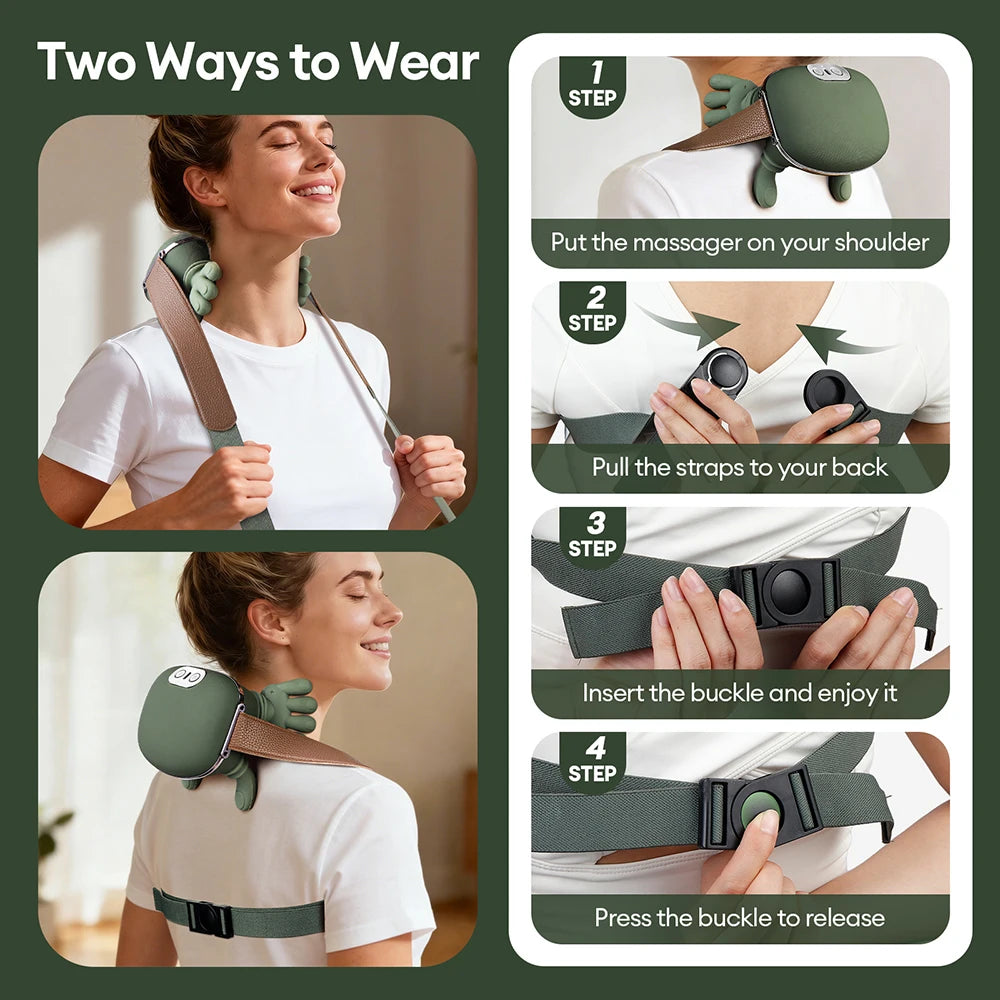 Premium Wireless Neck & Shoulder Massager